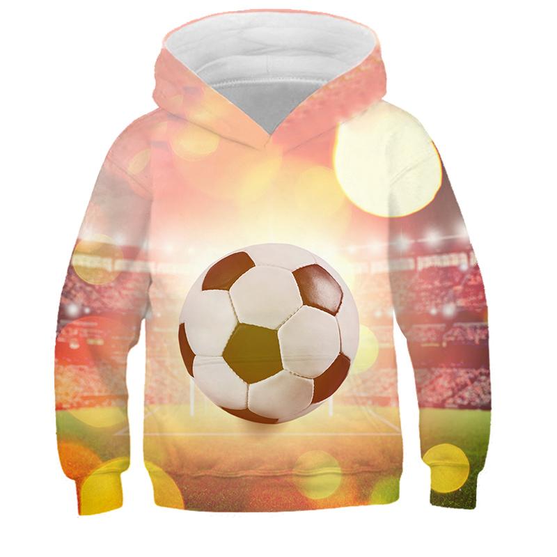 Hoodies 3d Print Football Nets Sweatshirts Boys Girls Unisex Hooded Fashion Sweatshirts Kids Long Sleeves Clothes Coat