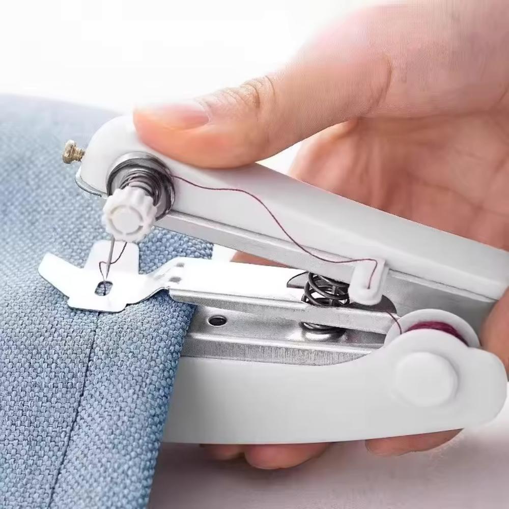 Portable Mini Handheld Sewing Machine Multifunctional Manual Stitch Tool Easy To Use For Quick Repairs And DIY Projects