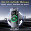 Dual Coil One-Touch Rotatable Car Phone Holder Wireless Charger for Samsung Galaxy Z Fold 7 6 5 4 Z Flip S25 S24 S23 S22 iPhone