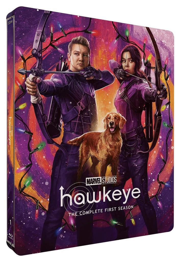 Hawkeye 4K UHD Edition Steelbook Includes Acrylic Diorama Stand and Clear File Collector's (Limited Edition) [Blu-ray] Double-Pocket