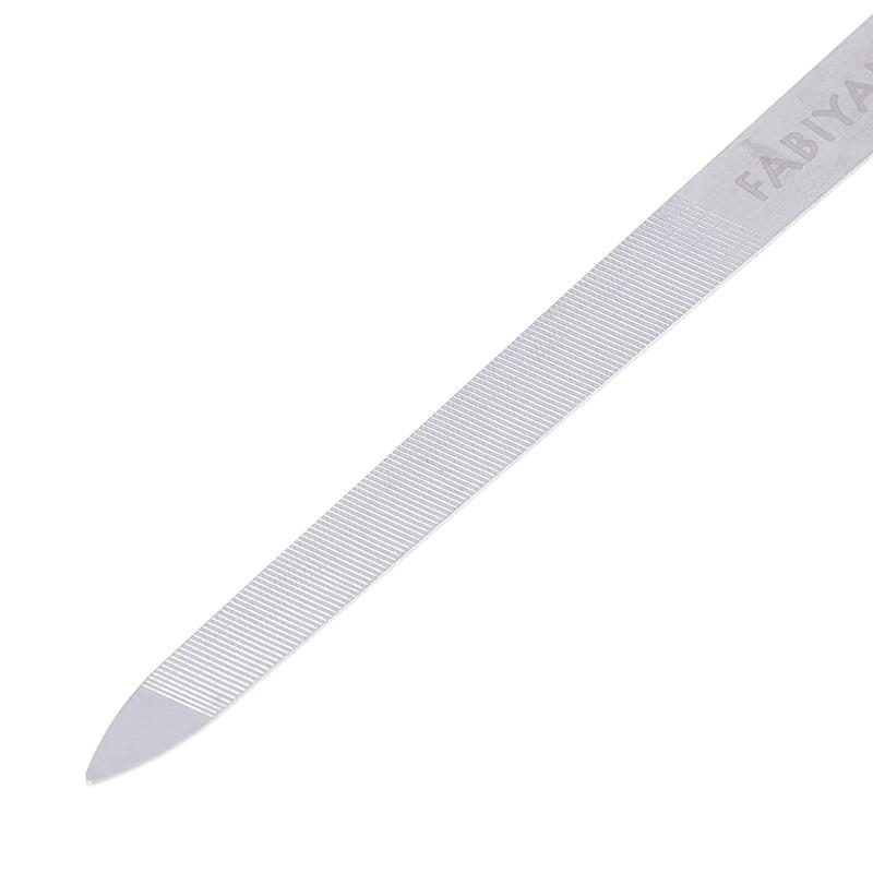 1 Pcs Stainless Steel Nail File Double Sides Thick Nails Pedicure Manicure Tools