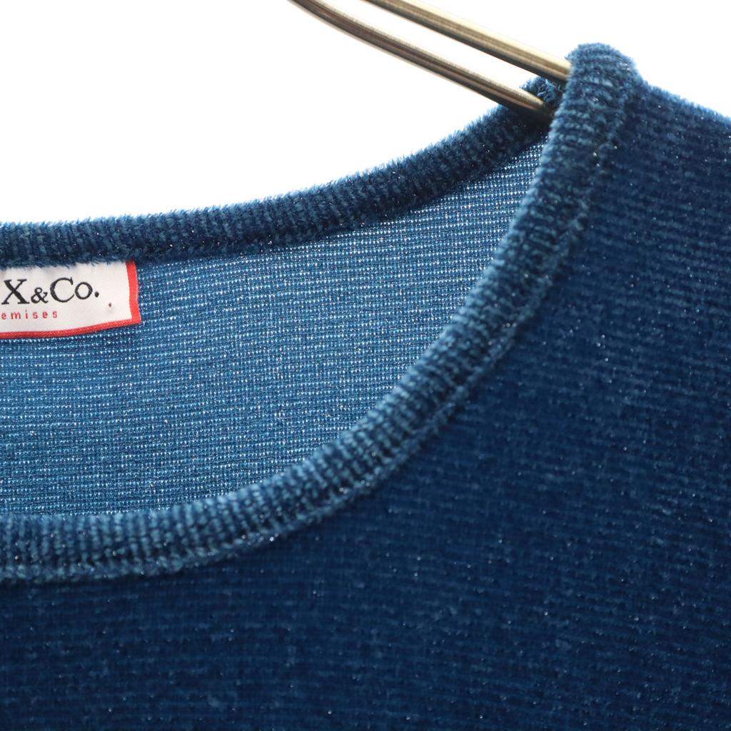 MAX&CO Short Sleeve Cut 40 Blue Navy Blue Max Mara Women Used