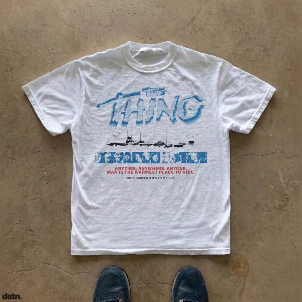 2026 Summer New Release Horror Movie HighQuality Comfortable Breathable Mens Printed Roundneck TShirt M