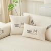 Cartoon Rabbit Sofa Cover Ice Silk Summer Livingroom Seater Cushion Towel Multi-color Backrest Armrest Protector Slipcovers