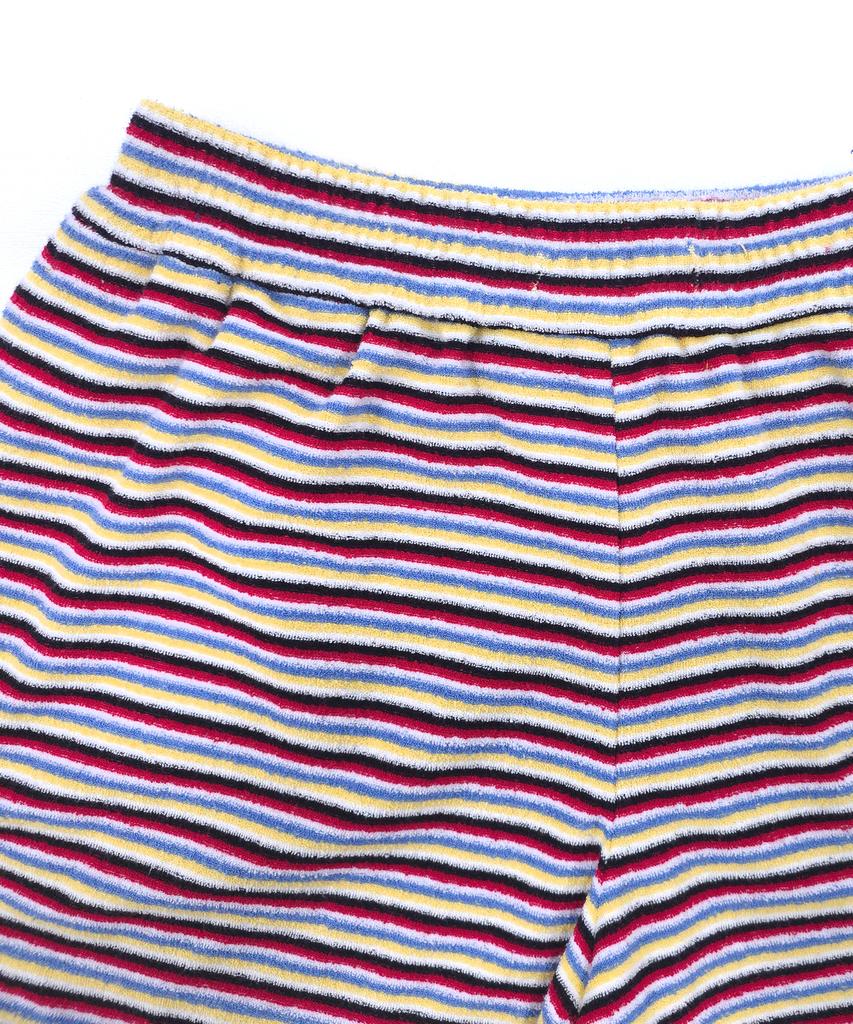 Soipeuyukaen Retro Striped Terry Shorts