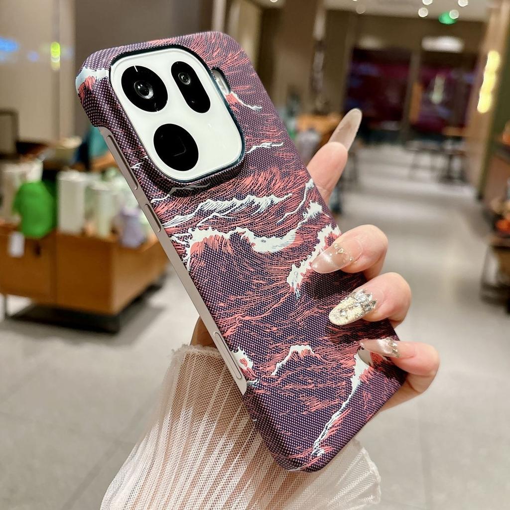 For OPPO Find X9 Pro Case Fashion Hard PC Waves Protective Back Cover Case For Find X9 Ultra X9S X8S Pro+ X8Ultra Phone Shell