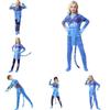 Avatar 2 Halloween Cosplay Bodysuit For Adults And Kids In Soft Milk Silk Fabric