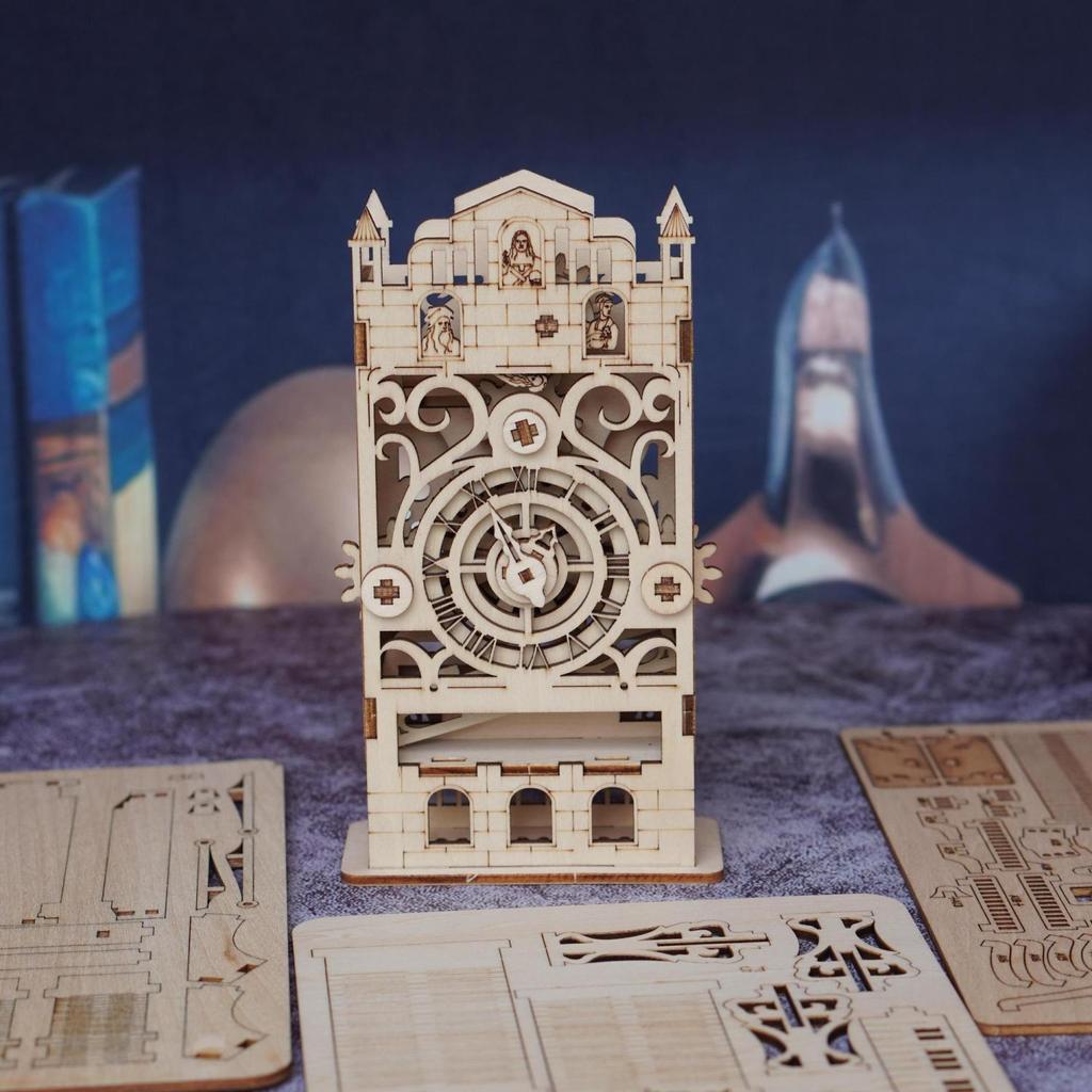 3D Wooden Puzzle DIY Model - Creative Kids & Adults Handcraft Gifts Set