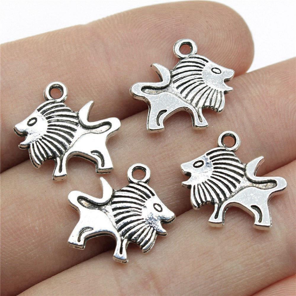 Charms Tiger Lion Wolf Pendants Kids' Jewelry Materials QC131
