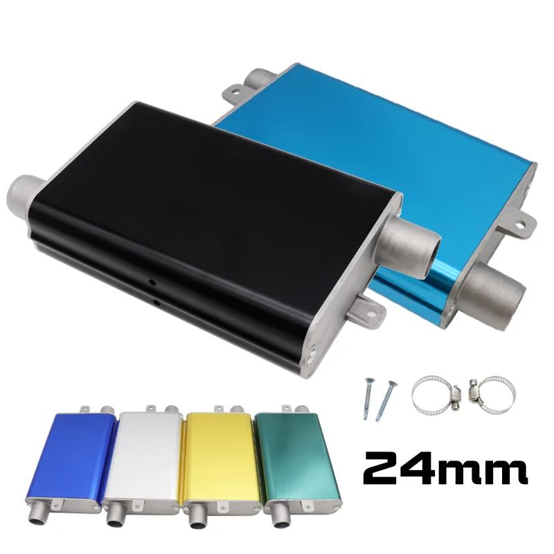 24mm Muffler Silencer Upgraded Clamp Bracket Car Air Parking Heater Exhaust Pipe Stainless Steel For Webasto Eberspacher