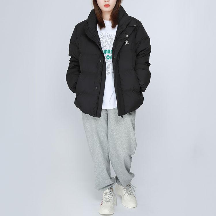 New MLB Base Logo Down Jackets Unisex Black 3ADJB0416-50BKS