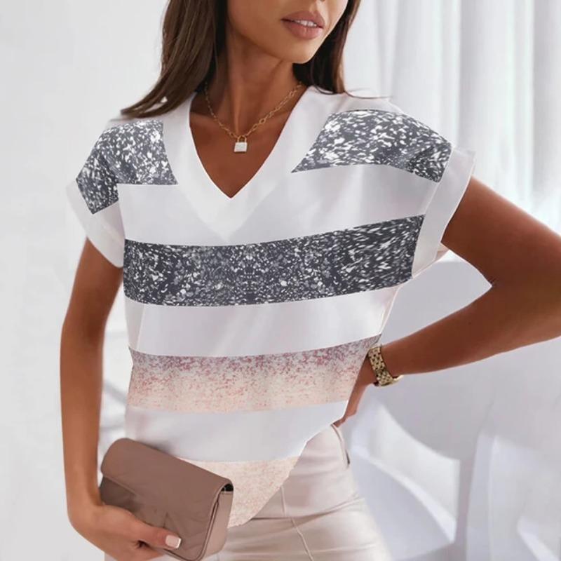 New Plaid Women\\'s T-Shirt Summer Street Trend Fashion Short Sleeve Loose 100 Match Personality Half Sleeve 3D Printed Top