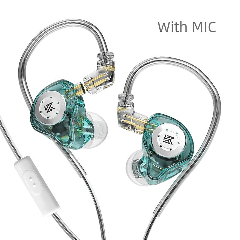 KZ EDX PRO Headphones Wired HIFI Stereo Bass Music Cable Earplugs In-Ear Sports Headphones Noise Reduction Game Headphones.