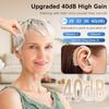 Hearing Aids for Seniors, Hearing Aids Rechargeable with Noise Cancelling and Volume Control, Hearing Amplifier for Adults Hearing Loss, Portable