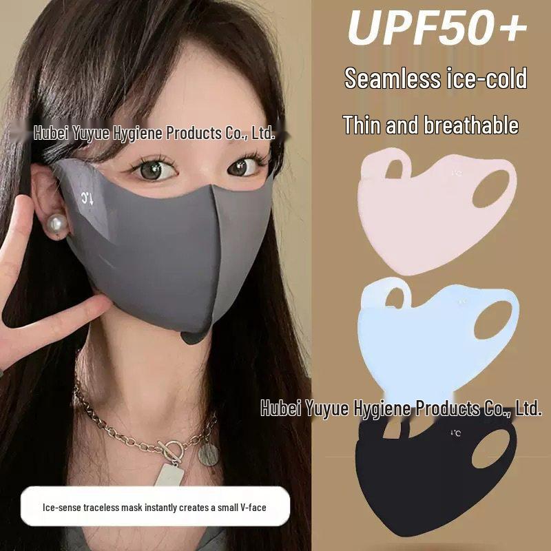 Breathable Hyaluronic Acid Eye Protection Ice Silk UV Mask