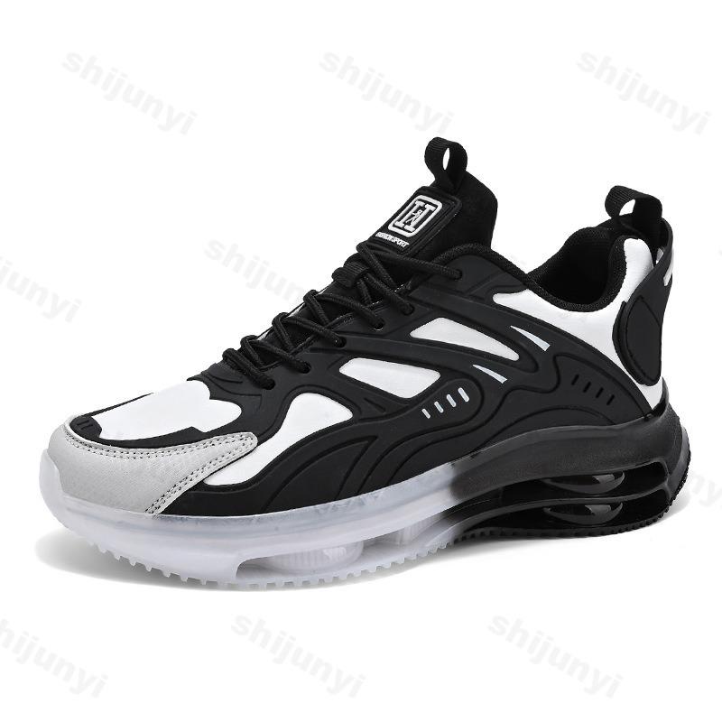 Mode 2025 Frühling Neue Herren Freizeit Sportschuhe Modetrend Vielseitige Schuhe mit dicker Sohle Low-Top Bequeme Schnür-Plateau-Sneakers