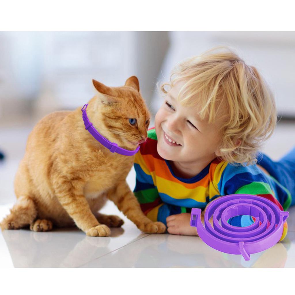 Pet Calming Collar Dog Pheromone Collar Waterproof Calming Collar for Aggressive Breed Puppy Bad Emotion Soothing 4Pack