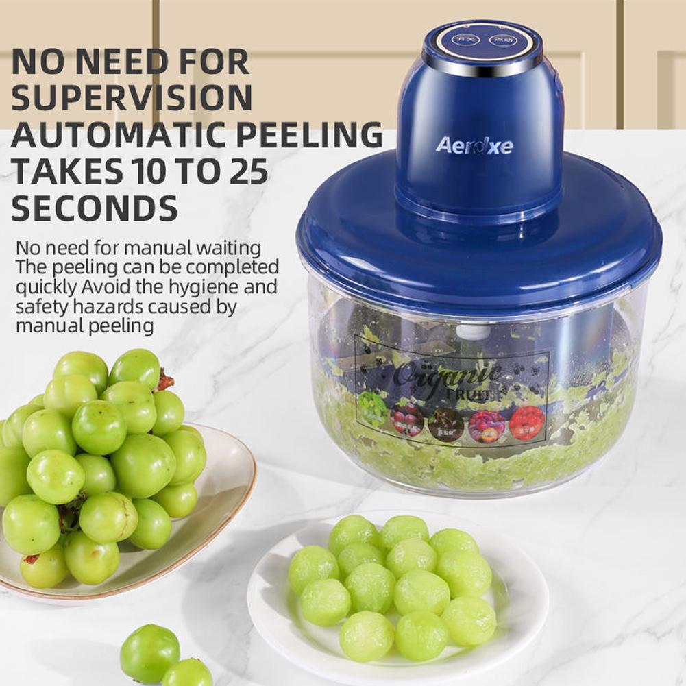Rechargeable Fruit Peeler Automatic Electric Grape Peeler Machine for Grapes Cherry Tomatoes Garlic Rechargeable Brushless Motor