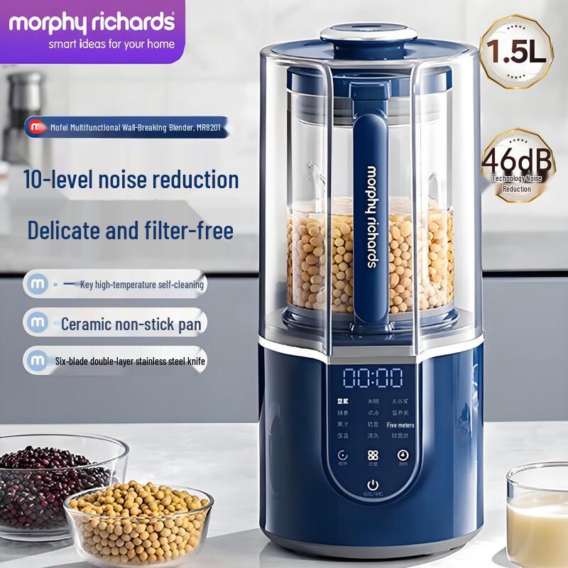 Morphy Richards MR8201 Multi-Function Quiet Wall-Breaking Blender CN plug (adapter included)