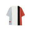 Fila Color Block Logo Print Loose American Vintage Dopamine Short Sleeve T-Shirt Men Tops Dark-Orange F11M329104FOR