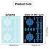 6 Sheets Lasting Mandala Temporary Tattoos Glow In the Dark Lace Fake Tattoos  Arm