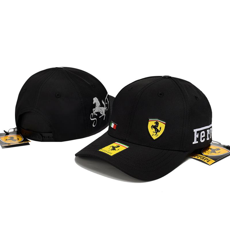 Ferrari Bestickte Bedruckte Baseballkappen und Sonnenschutz-Baseballkappe Geeignet für Alle Jahreszeiten Für Ferrari458 488 F12 FF 430