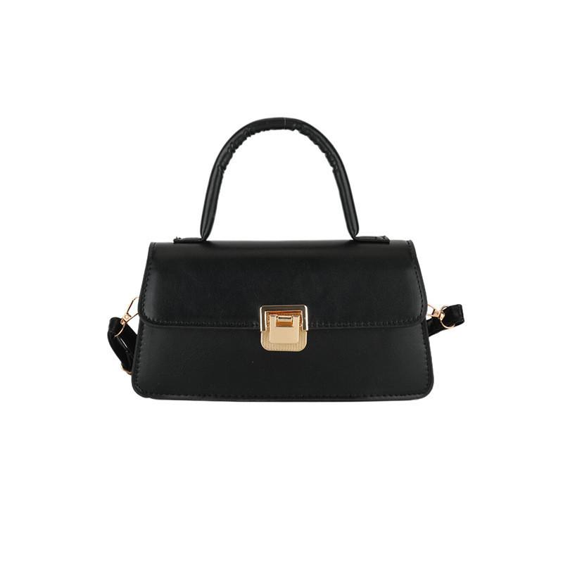 Fashionable Pu Leather Small Square Shoulder Bag For Women Trendy And Retro