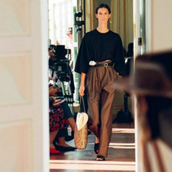 Elegant Dark Brown Single-Breasted Jacket & Skirt Set