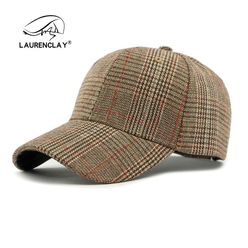 

Кепка мужская весенне-летняя уличная солнцезащитная козырек классическая клетчатая бейсболка с жестким верхом женская кепка солнцезащитная кепка Adjustable темно-коричневого