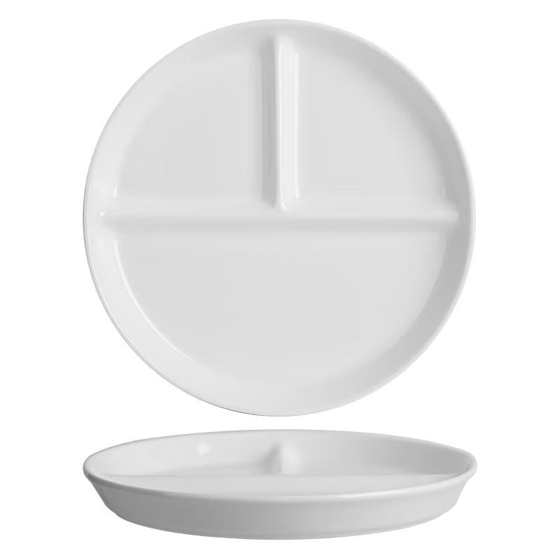 Ceramic Portion Control Divided Plate