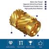 Essential Brass Knurled Nuts Set Hardware Project Assortment for DIY & Repair