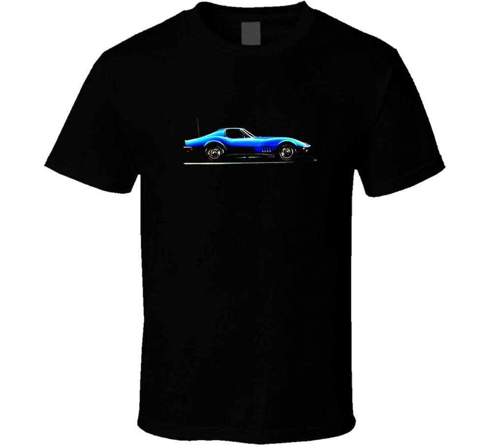 C3 Vette Blue American Sports Car Muscle Car Gift T Shirt S