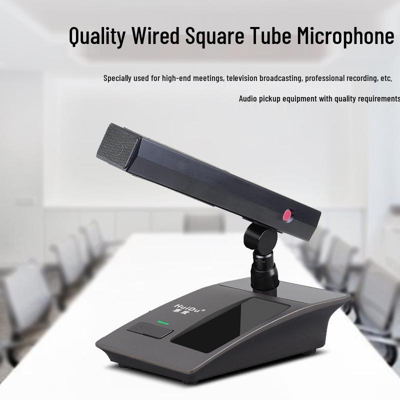 HuiDu ST-2003 Professional Desktop Condenser Wired Microphone for Mixer Connection