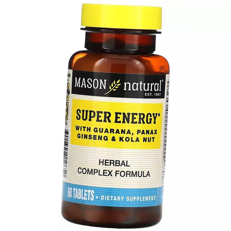 Супер Энергия, Super Energy, Mason Natural 60таб (71529046)