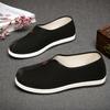 Monk Shoes Cloth Shoes Lay Shoes Soft Sole Breathable One Pedal Shoes Old Beijing Cloth Shoes Round Mouth Cloth Shoes Arhat Shoes Meditation