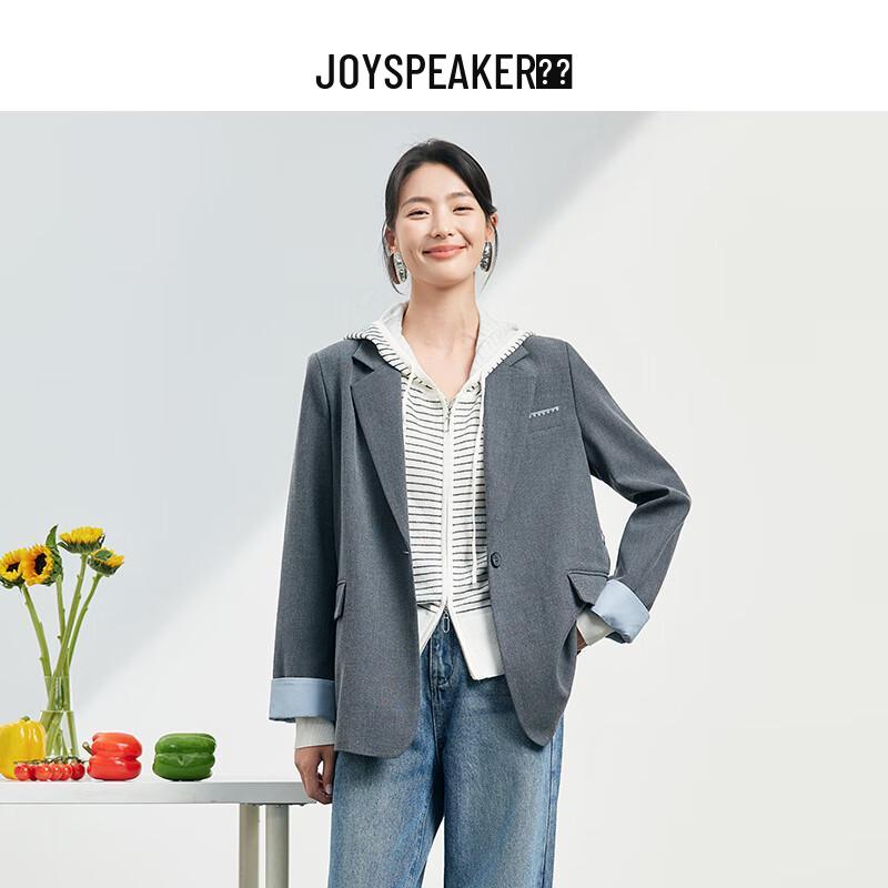 JOY SPEAKER Women's Loose Casual Blazer Jacket MNYJ29887