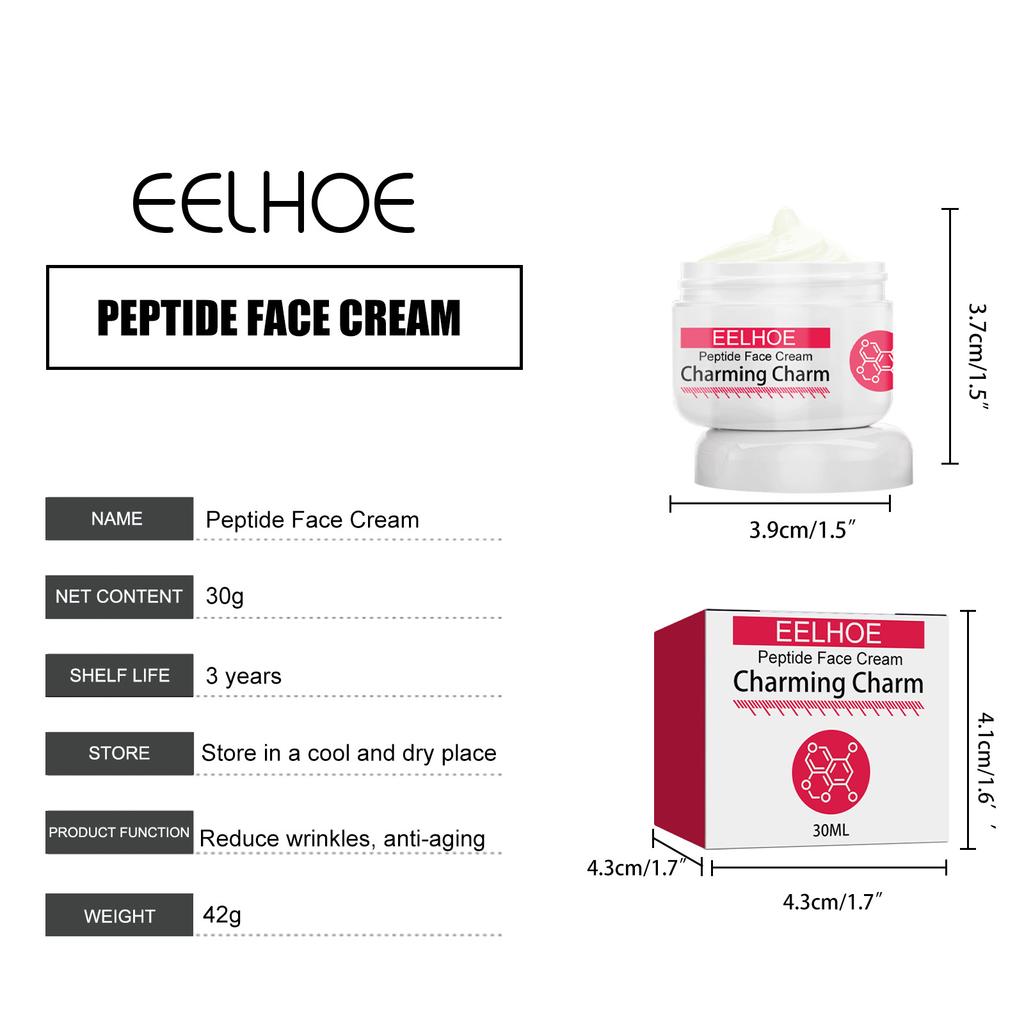 eelhoe Wrinkles Removal Face Cream 5 Seconds Lifting Firming Anti-aging Fade Eyes Puffiness Fine Lines Moisturizing Skin Care Cream 30g