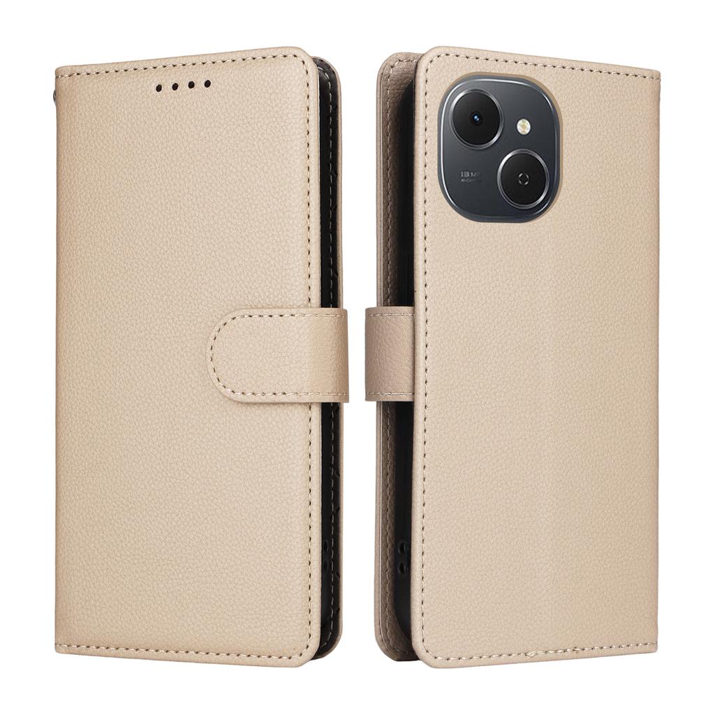 For TECNO Spark 40C Case RFID Blocking 3 Card Slots PU Leather Phone Cover with Wrist Strap
