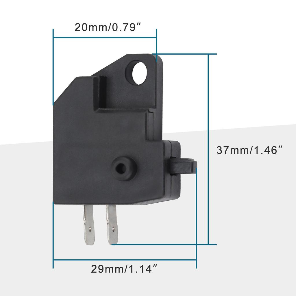 Left Brake Switch for 50cc-250cc ATVs, Off-road Vehicles, Lightweight Motorcycles, and Dune Buggies
