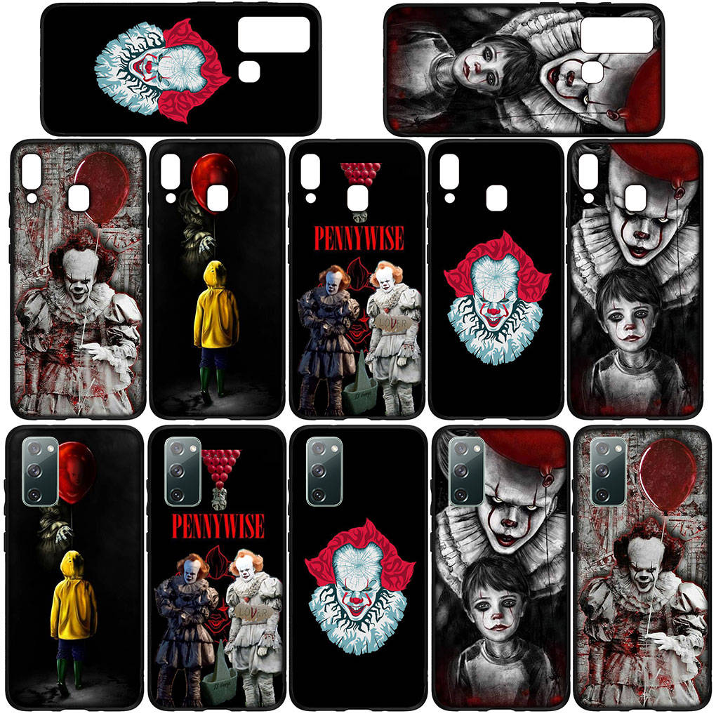 Kryt na iPhone 16 15 14 Xiaomi Redmi Note 13 12 11 Pro Max X 10 8 9 XR Samsung Galaxy S24 S23 A05 OPPO Pouzdro na telefon Huawei Pennywise Stephen King's IT