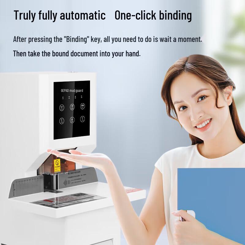 

GEPAD 5250 Fully Automatic Hot Melt Binding Machine CN plug (adapter included)