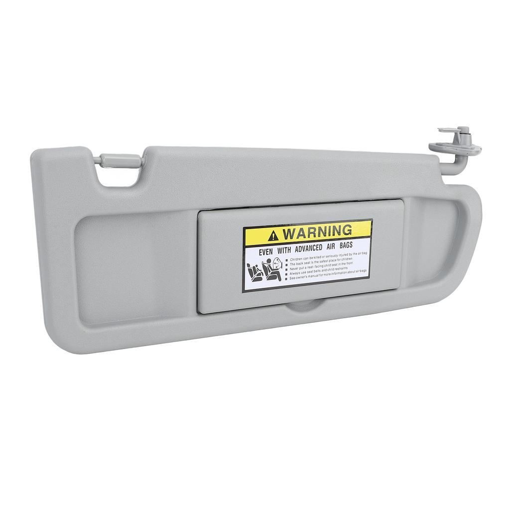 Sun Visor Grey Anti Glare Clear Mirror Sun Shielding Visor with Sun Visor Clip for Civic 2006 To 2011 Right Passenger