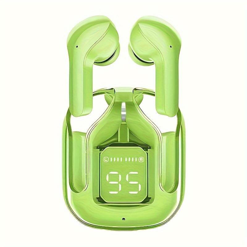 

Новая беспроводная уличная гарнитура-вкладыши TWS, беспроводные наушники, спортивная музыкальная игровая гарнитура 1pcs зелёный