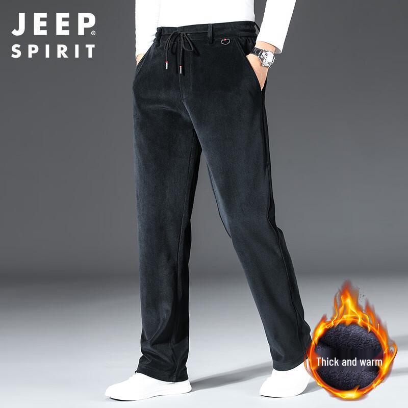 

JEEP SPIRIT Men s Lined Corduroy Casual Pants L