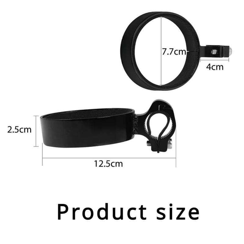 Outdoor Cycling Cup Holder Aluminum Alloy Bike Coffee Drink Cup Handlebar Mount Stand Utility Bicycle Riding Water Bottle Cage