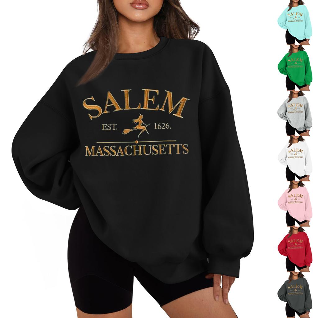 Women's  Sweatshirt Fall Vintage Graphic Long Sleeve Pullover Sweatshirt