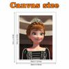 Disney Pearl Painting Frozen 2 Anna Handmade DIY Pearl Gemstone Painting Pictures Crafts Special Shape Home Wall Decoration