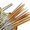 Bamboo & Steel Circular Knitting Needles Set for Sweaters, Scarves, and Sleeves