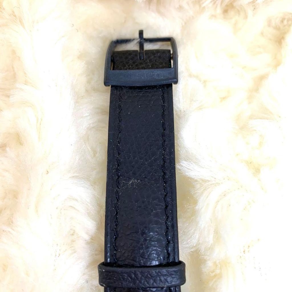 Used Swatch Chronograph Leather Strap Watch