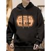 Pullover Hoodie, Loose Fit, Polyester Warm Hooded Sweatshirt with Comfortable Fit for All-Day Wear